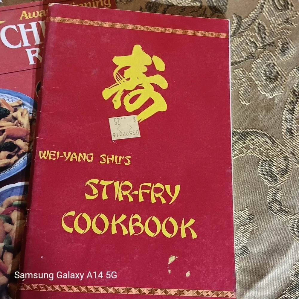 Vintage Chinese Cooking Recipe Booklet Lot Kikkoman Dynasty Stir-Fry 6pc + Clips